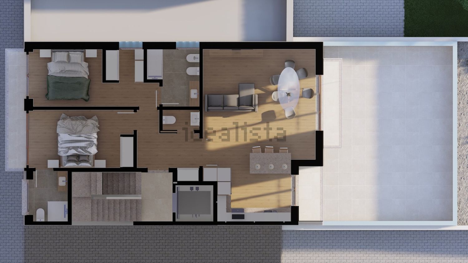 公寓 t2出售在Avenida José Antunes, 14 - 平面图