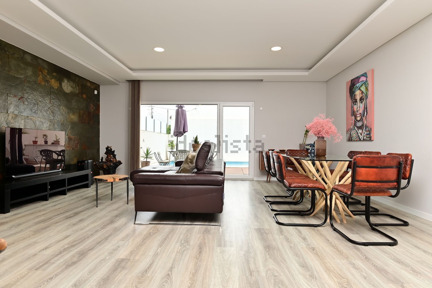 出租双拼别墅在Rua Cidade de Coimbra, 4 - 客厅