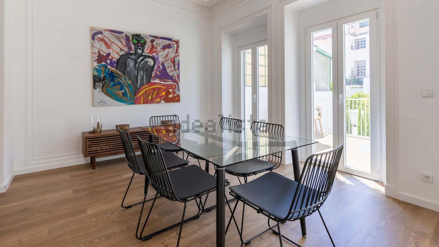 出租公寓 t2在Rua Afonso Annes Penedo, 14 - 客厅