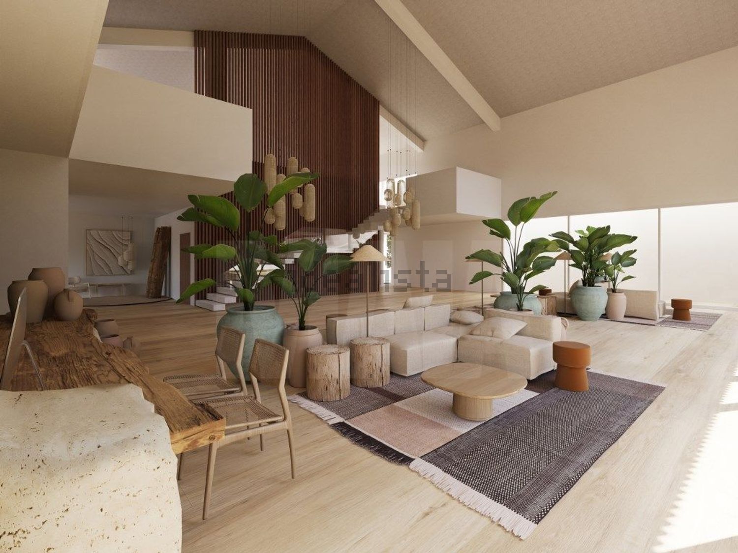 小楼房或独栋别墅出售在Melides - 客厅