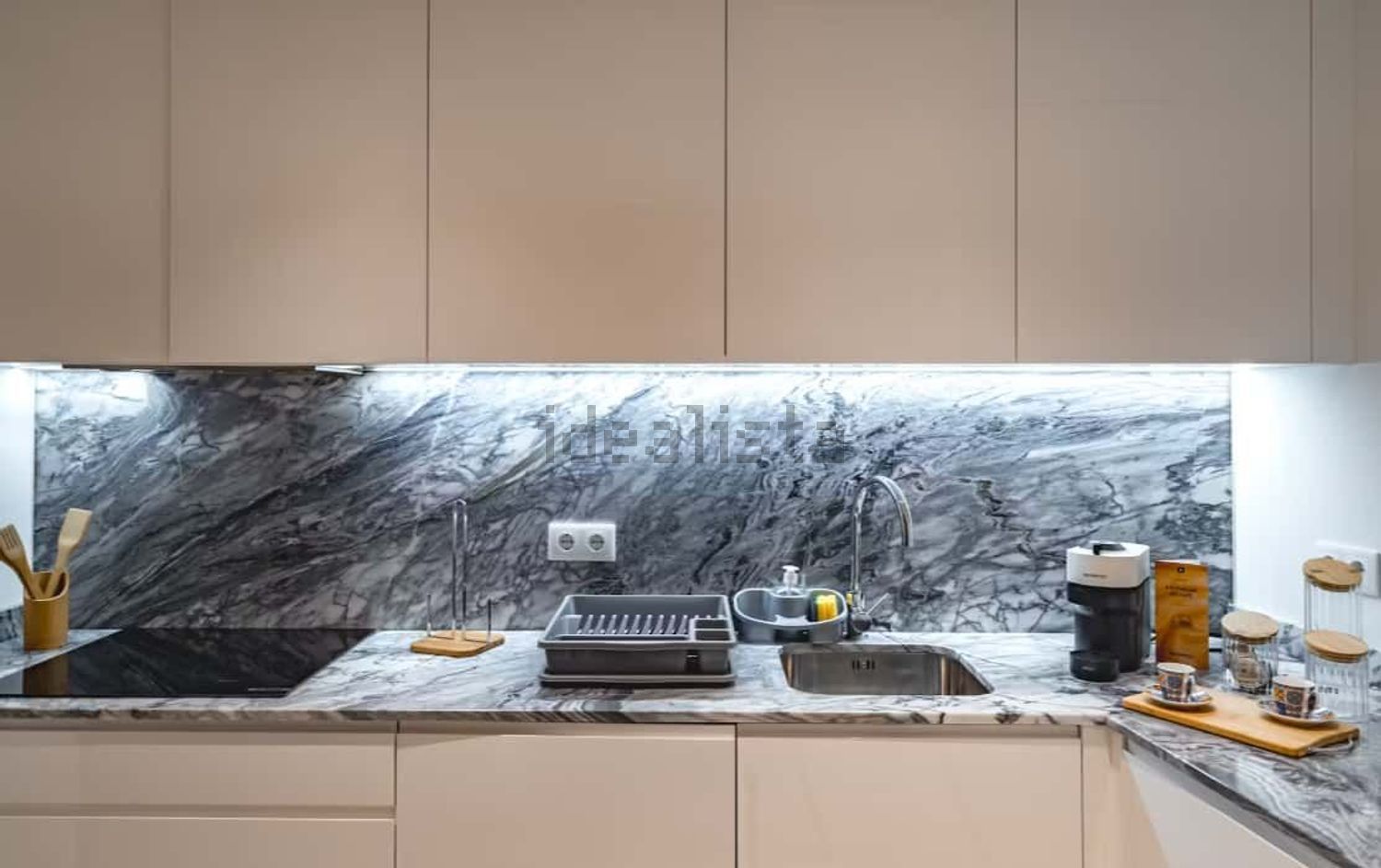 出租公寓 t1在Rua Barros Queirós, 20 - 厨房