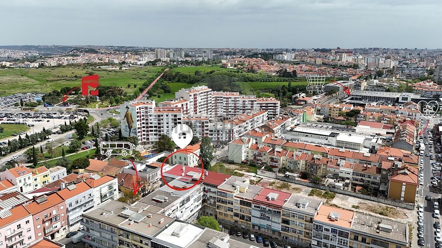 公寓 t2出售在Rua Doutor Mascarenhas de Melo - 照片