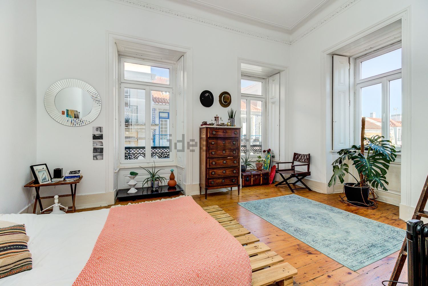 出租公寓 t4在Rua Chagas, 20 - 卧室