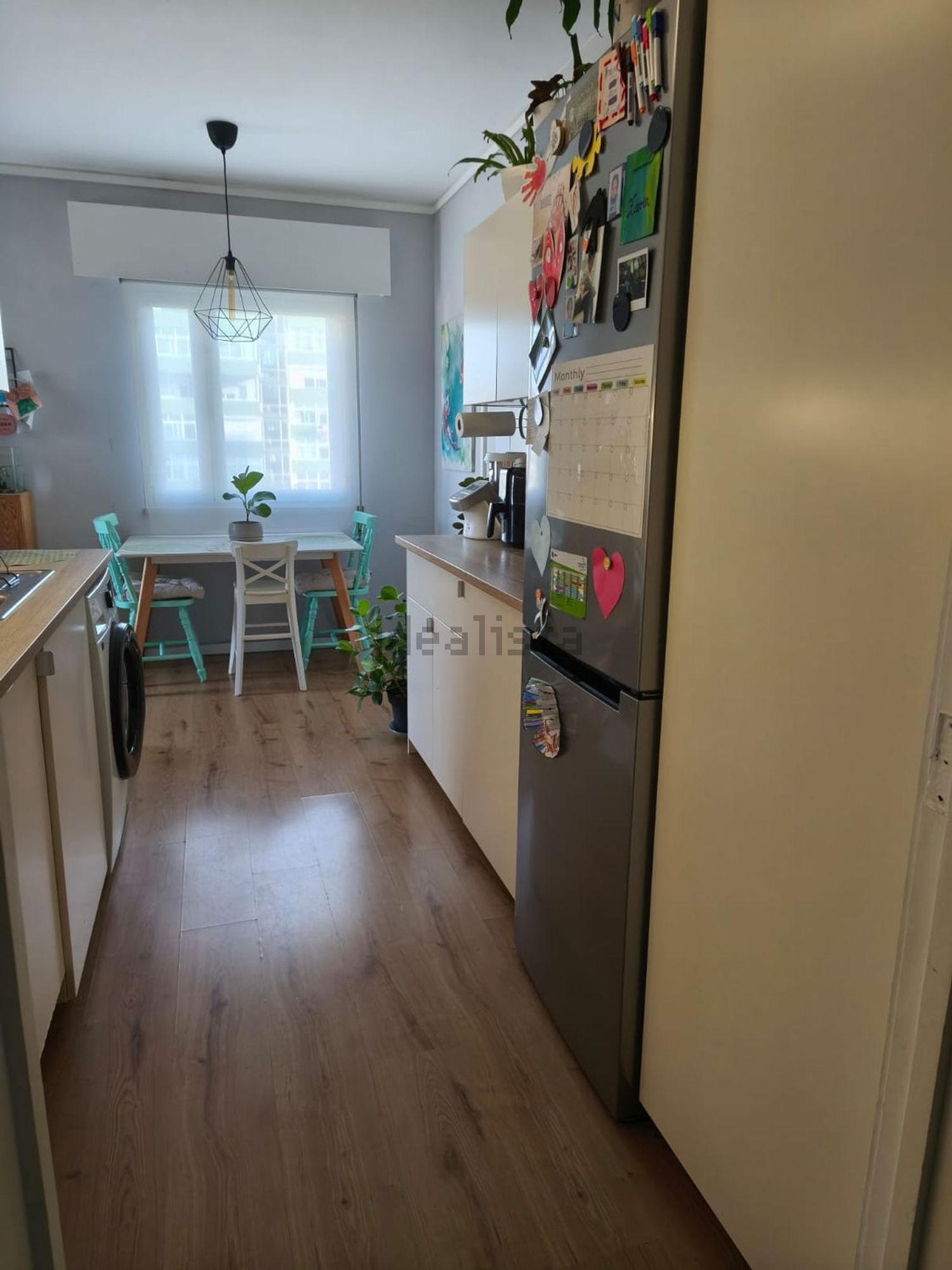 出租公寓 t2在Praça Duque de Cadaval, 2 - 厨房