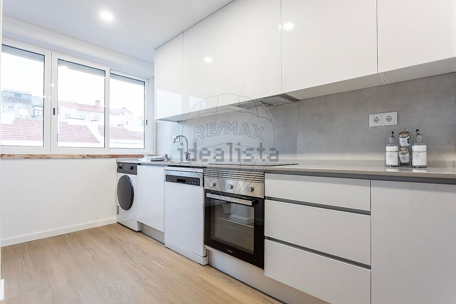 出租公寓 t2在Rua Antero de Quental - 厨房