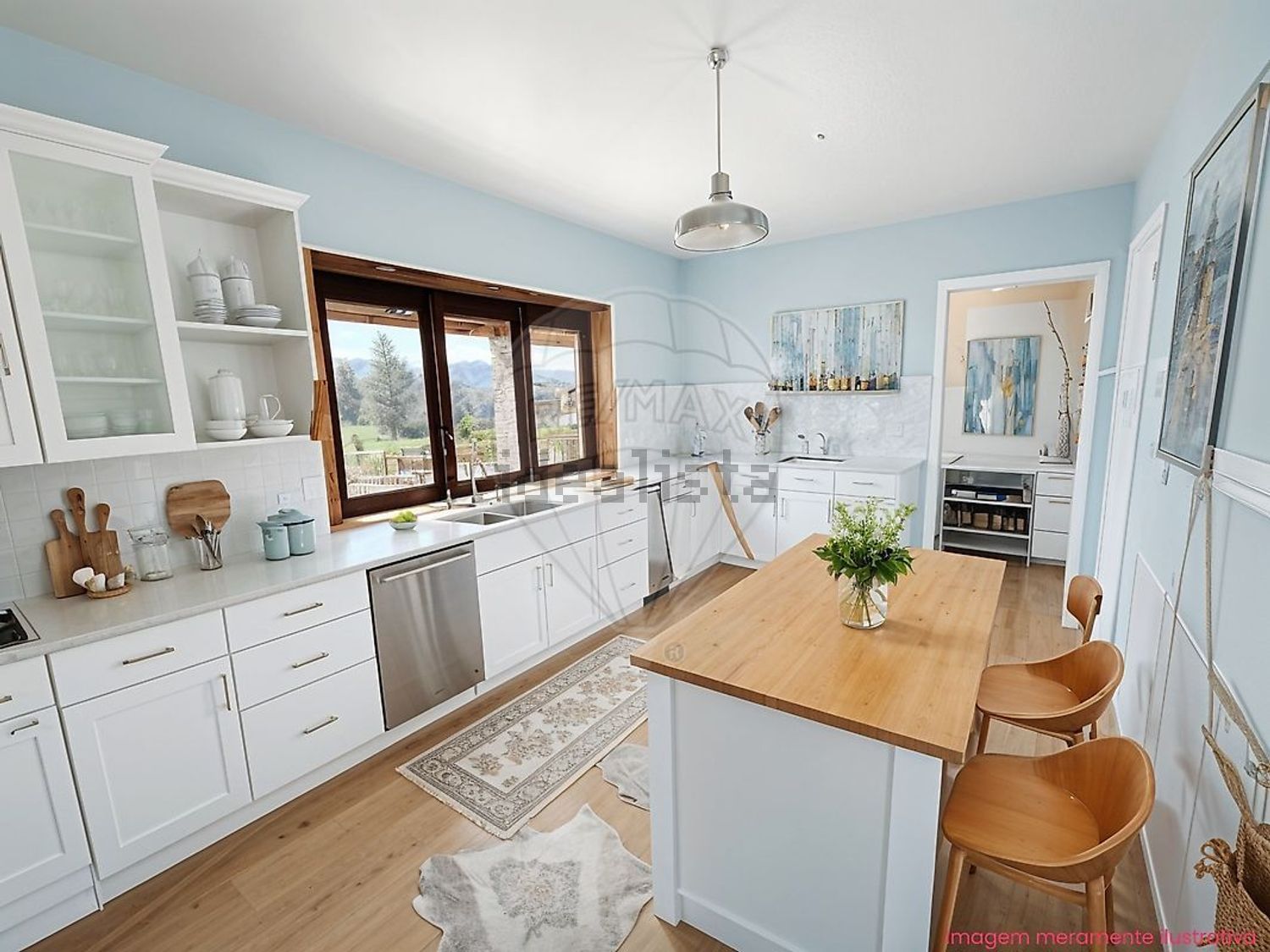 小楼房或独栋别墅出售在Lamas e Cercal - 厨房