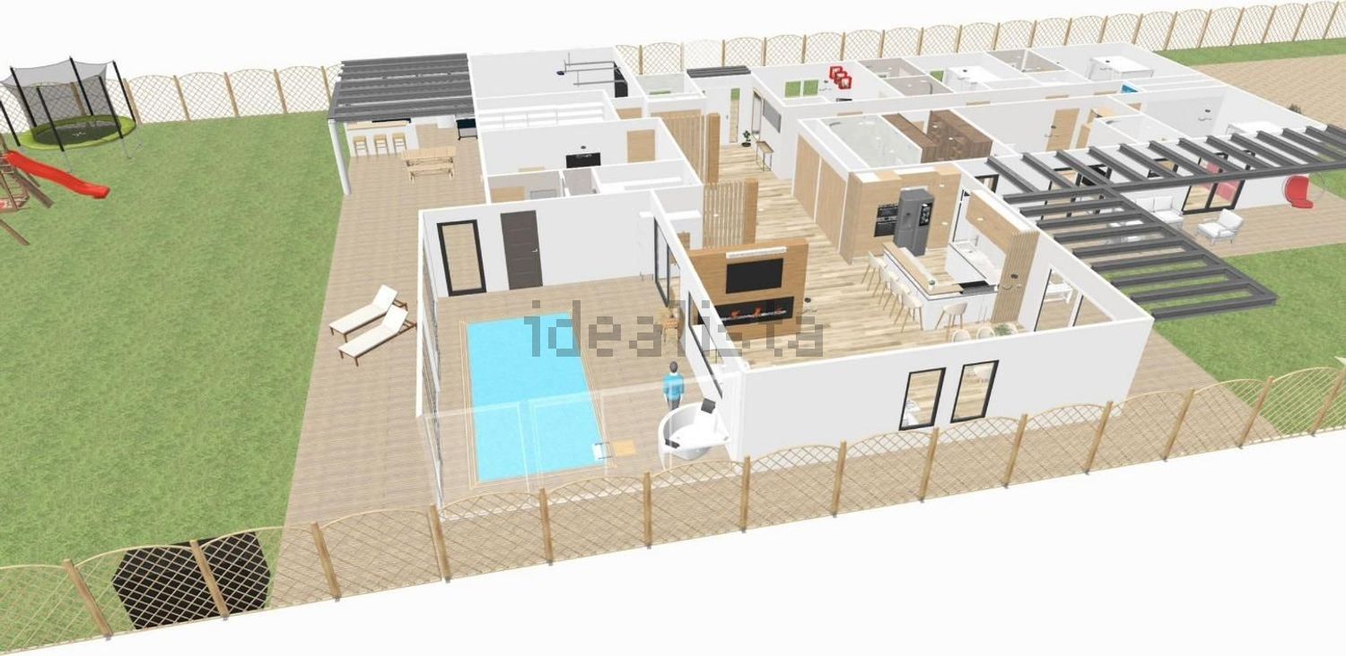 小楼房或独栋别墅出售在São Bartolomeu dos Galegos e Moledo - 平面图