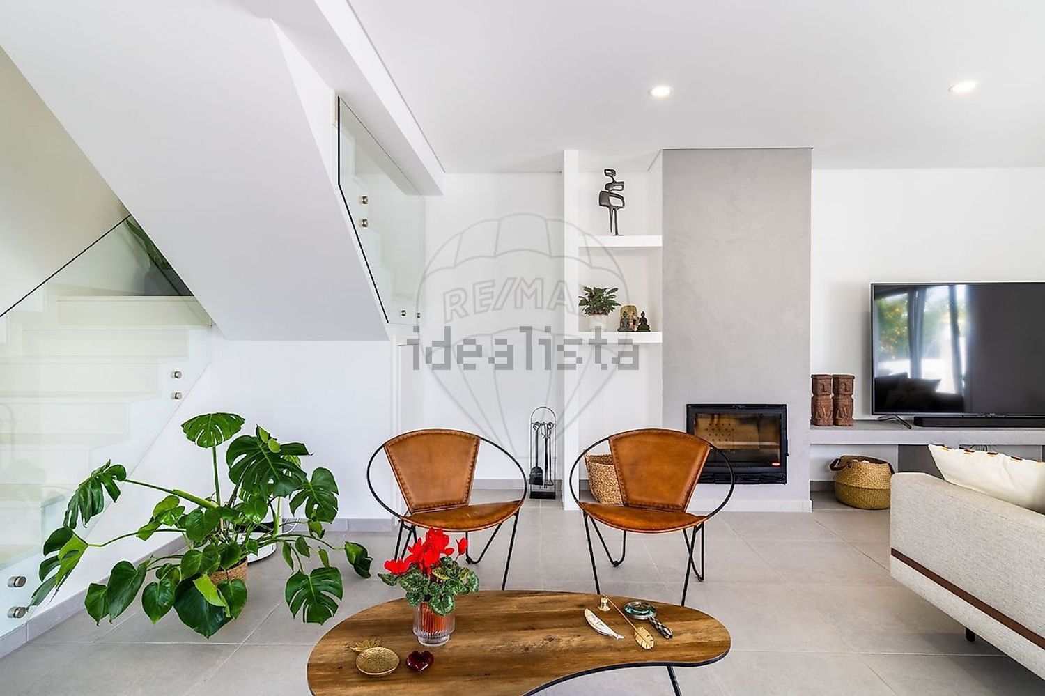 出租小楼房或独栋别墅在Rua 12 - 客厅