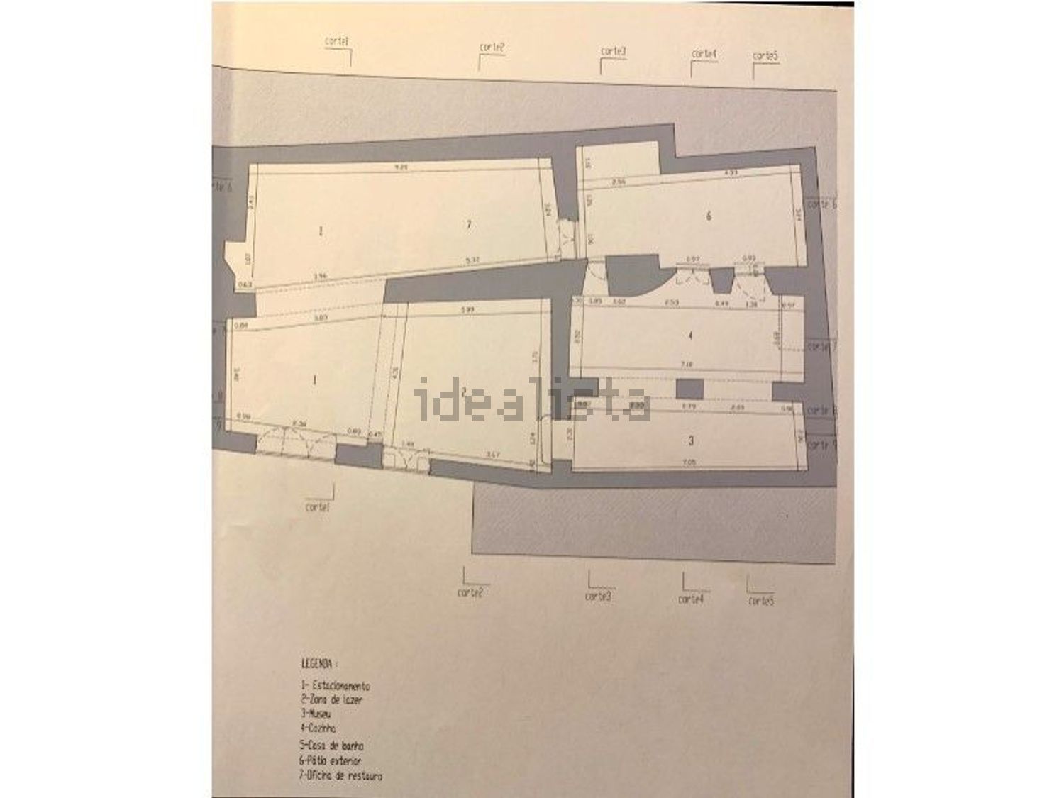 公寓 t6出售在Graça - 平面图