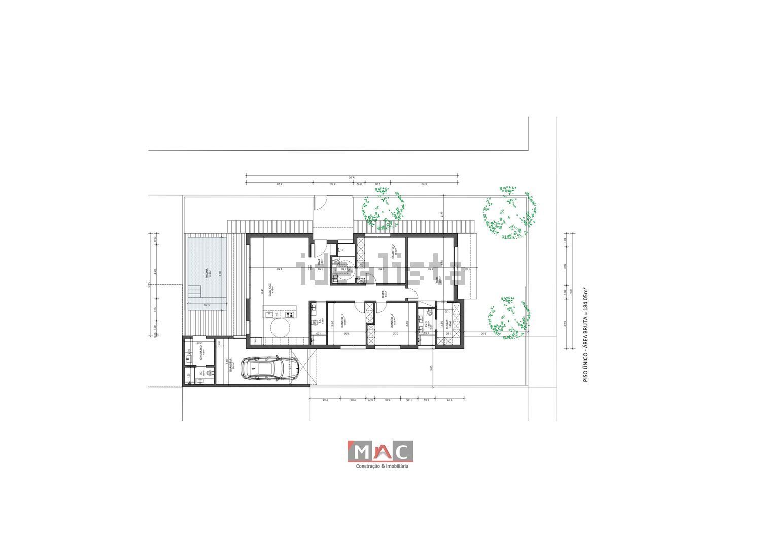 小楼房或独栋别墅出售在Brejos de Azeitão - 平面图
