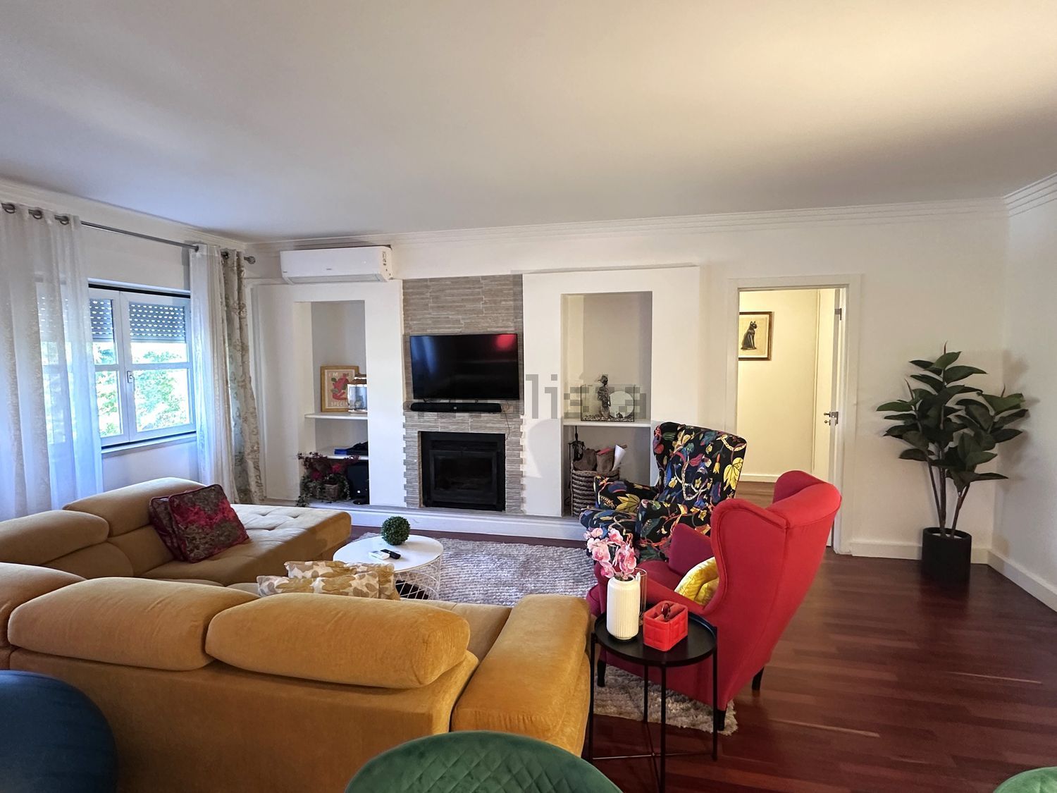 出租公寓 t2Calçada do Poço, 2 - 客厅