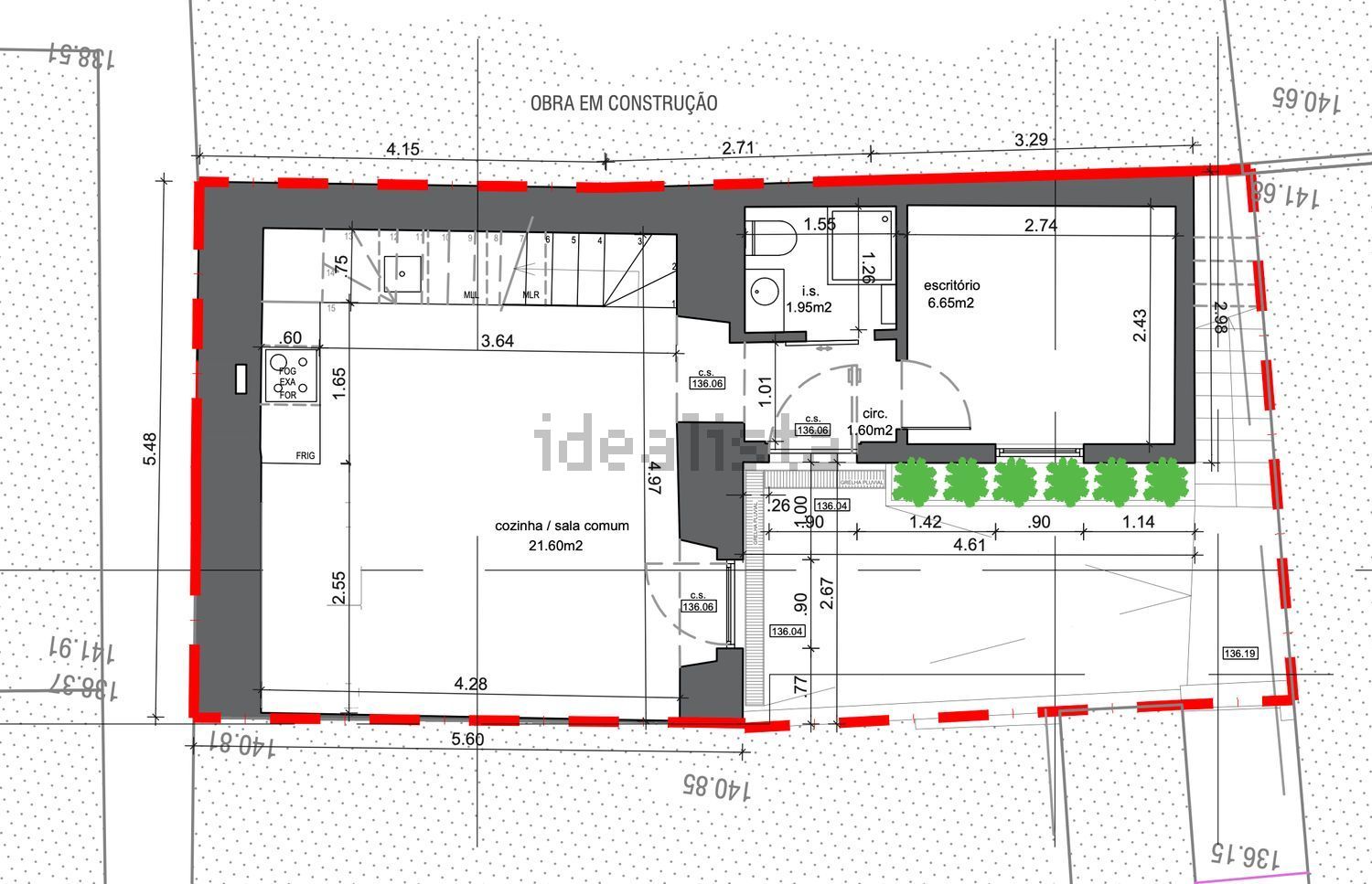 双拼别墅出售在Travessa dos Moleirinhos, 10 - 平面图
