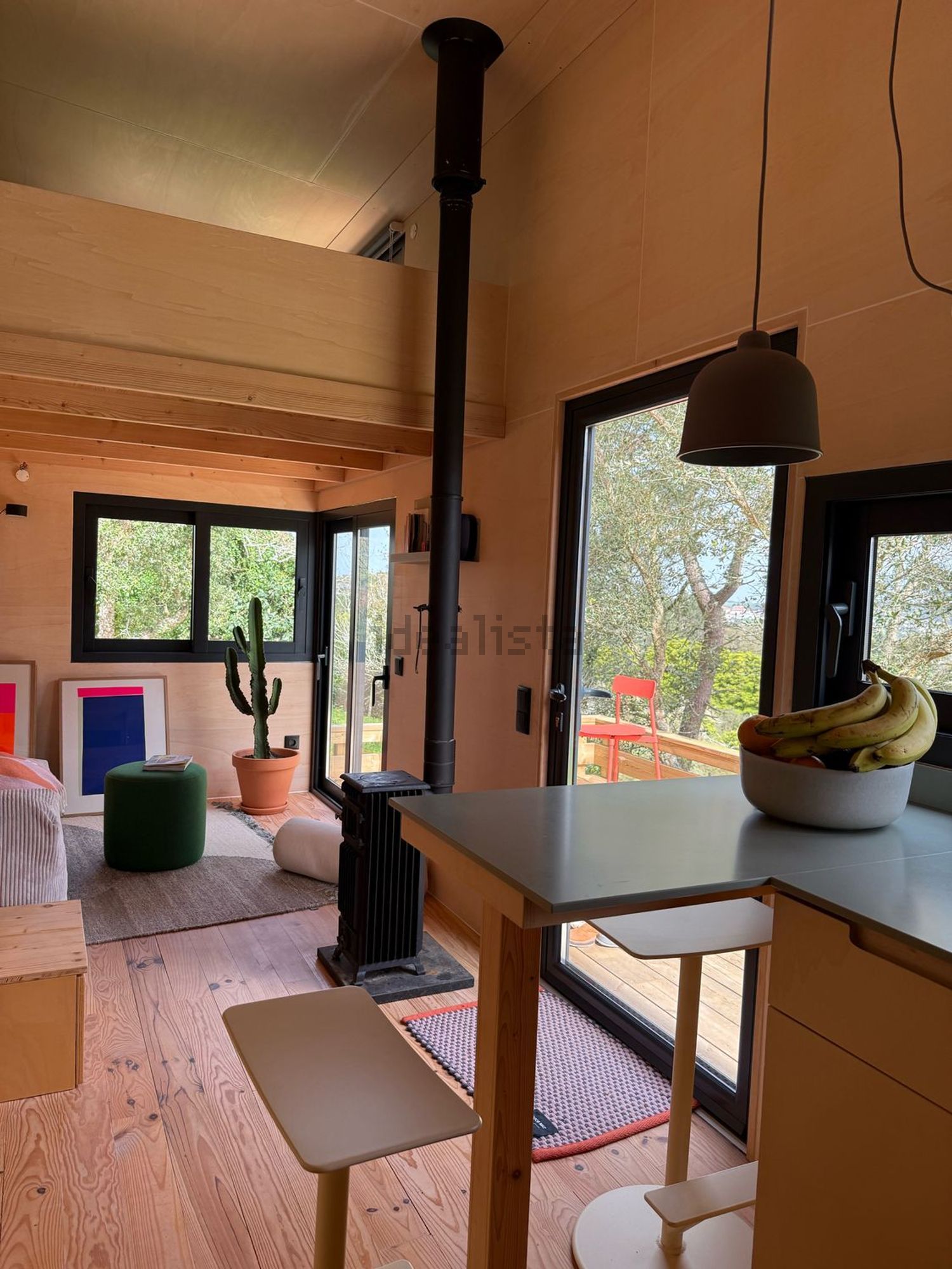 出租小楼房或独栋别墅在Santo Isidoro - 客厅