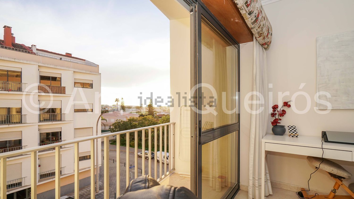 出租公寓 t2在Rua Rogério Pedro, 2890 -089 - 阳台