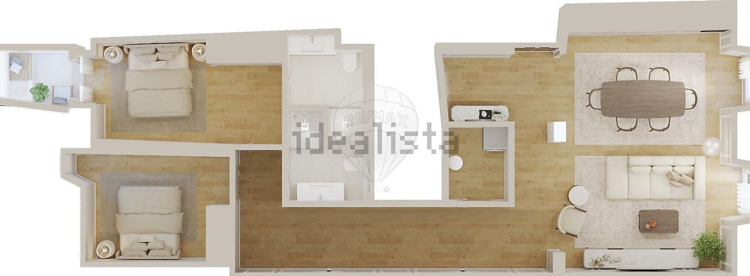 公寓 t2出售在Travessa da Portuguesa - 平面图