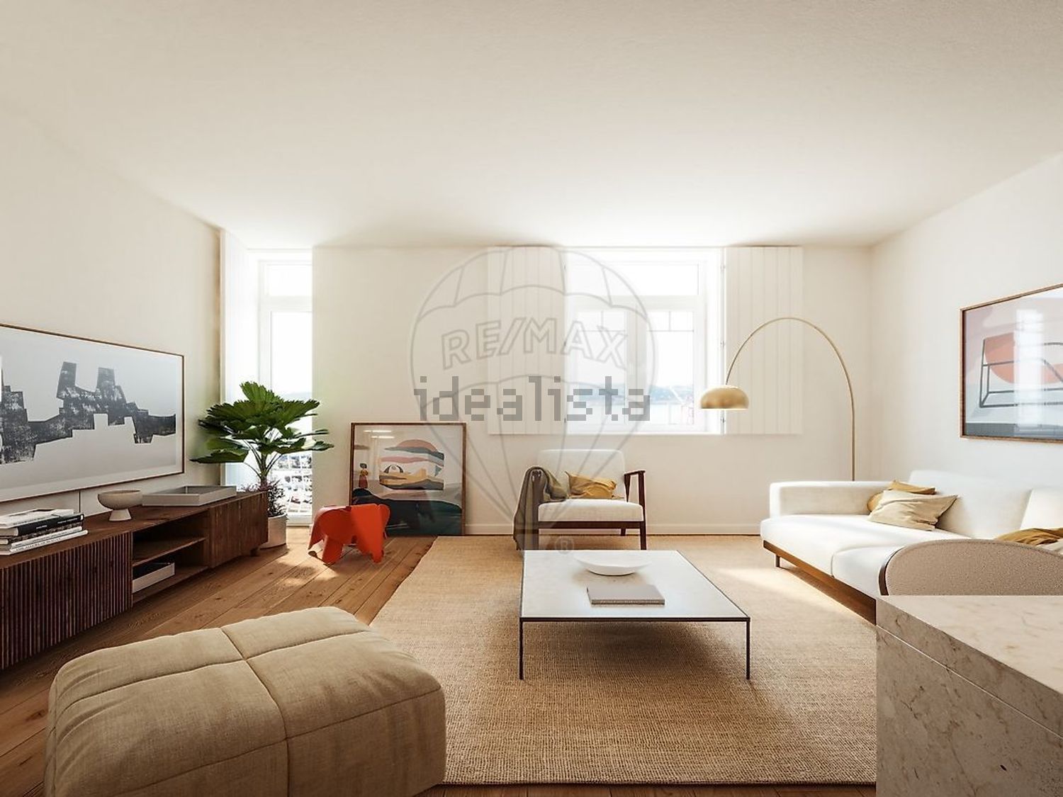 T0（单人公寓）出售在Rua de São Bento - 客厅