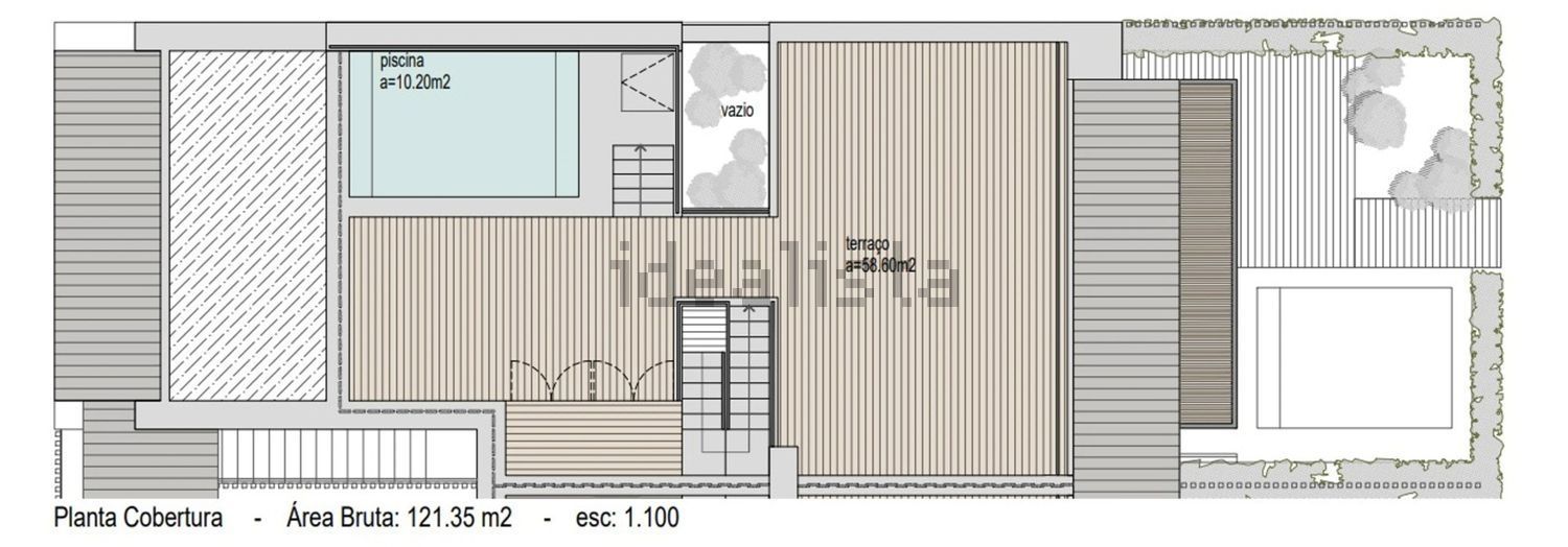 公寓 t2出售Porto covo - 平面图