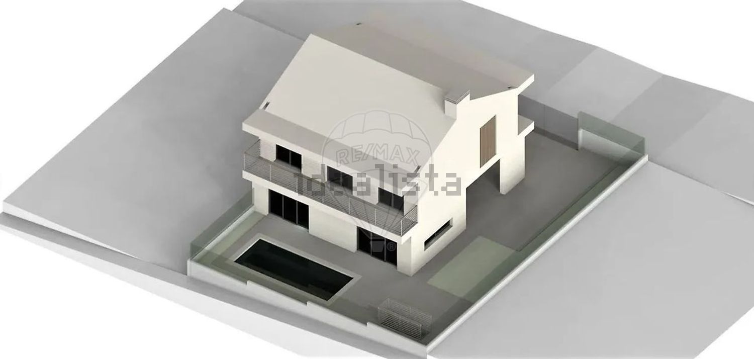小楼房或独栋别墅出售在Rua Vale Rasteiro - 平面图