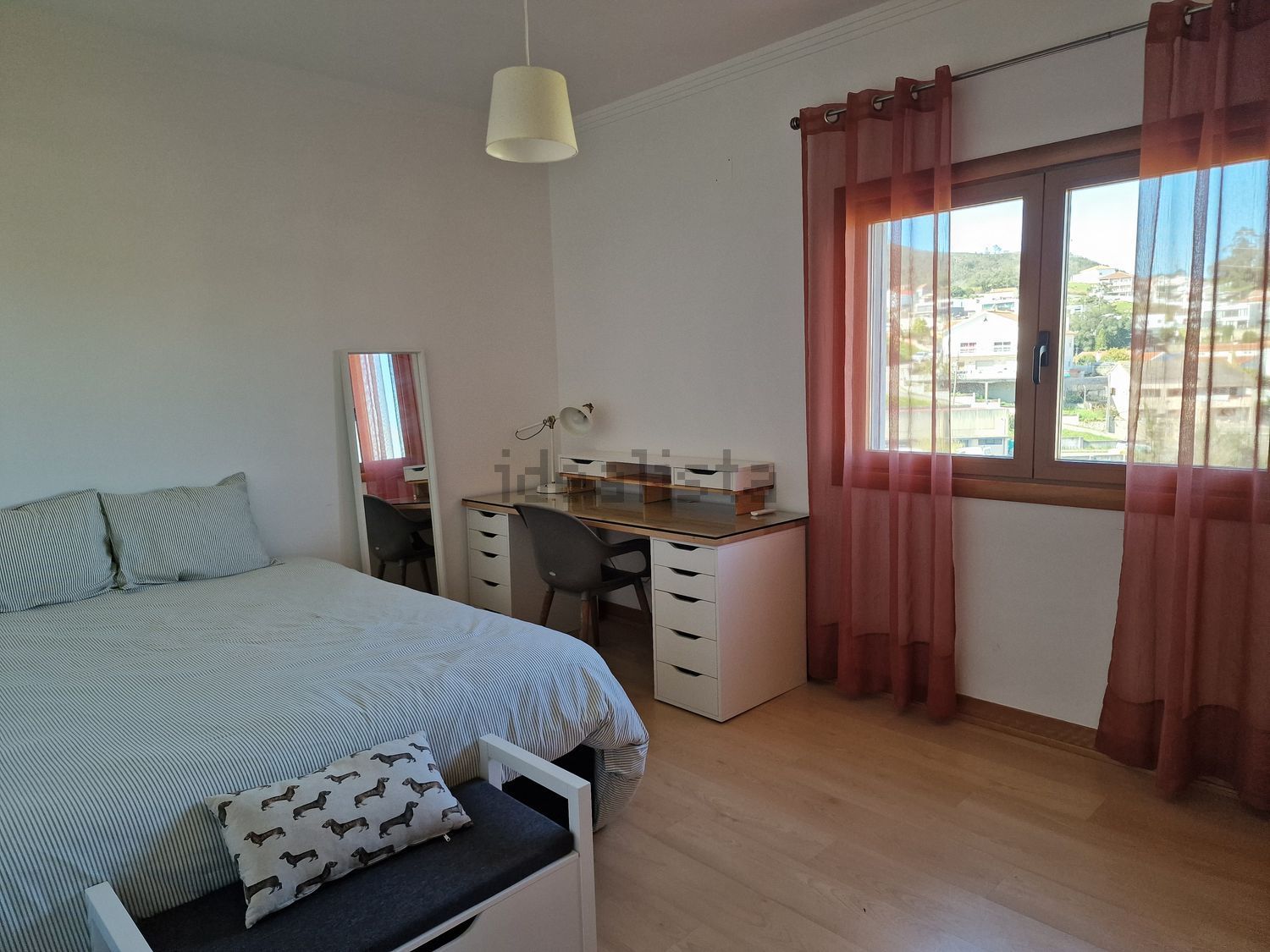 出租公寓 t2在Rua Manuel Duarte - 卧室