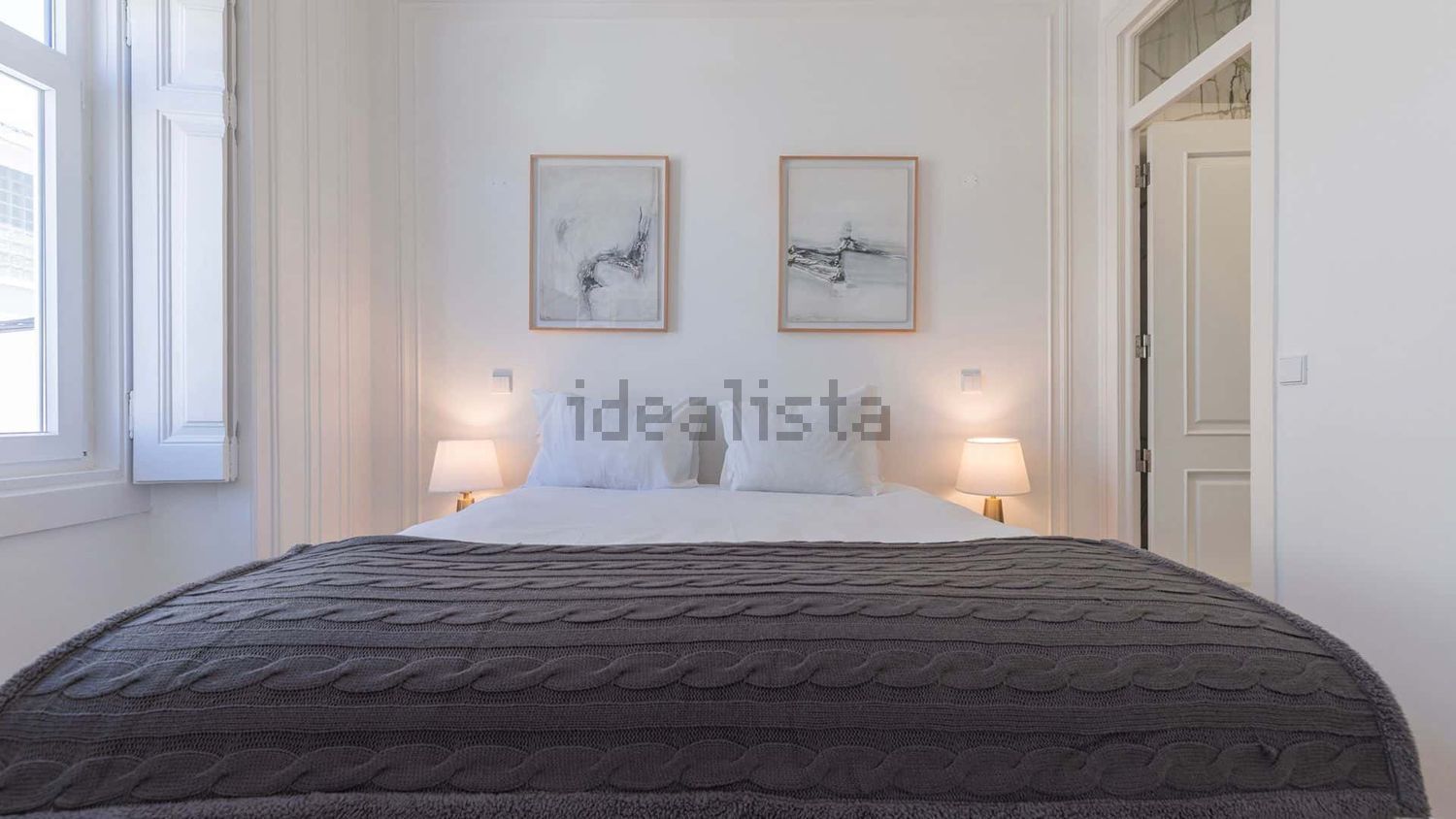 出租公寓 t2在Rua Afonso Annes Penedo, 14 - 卧室