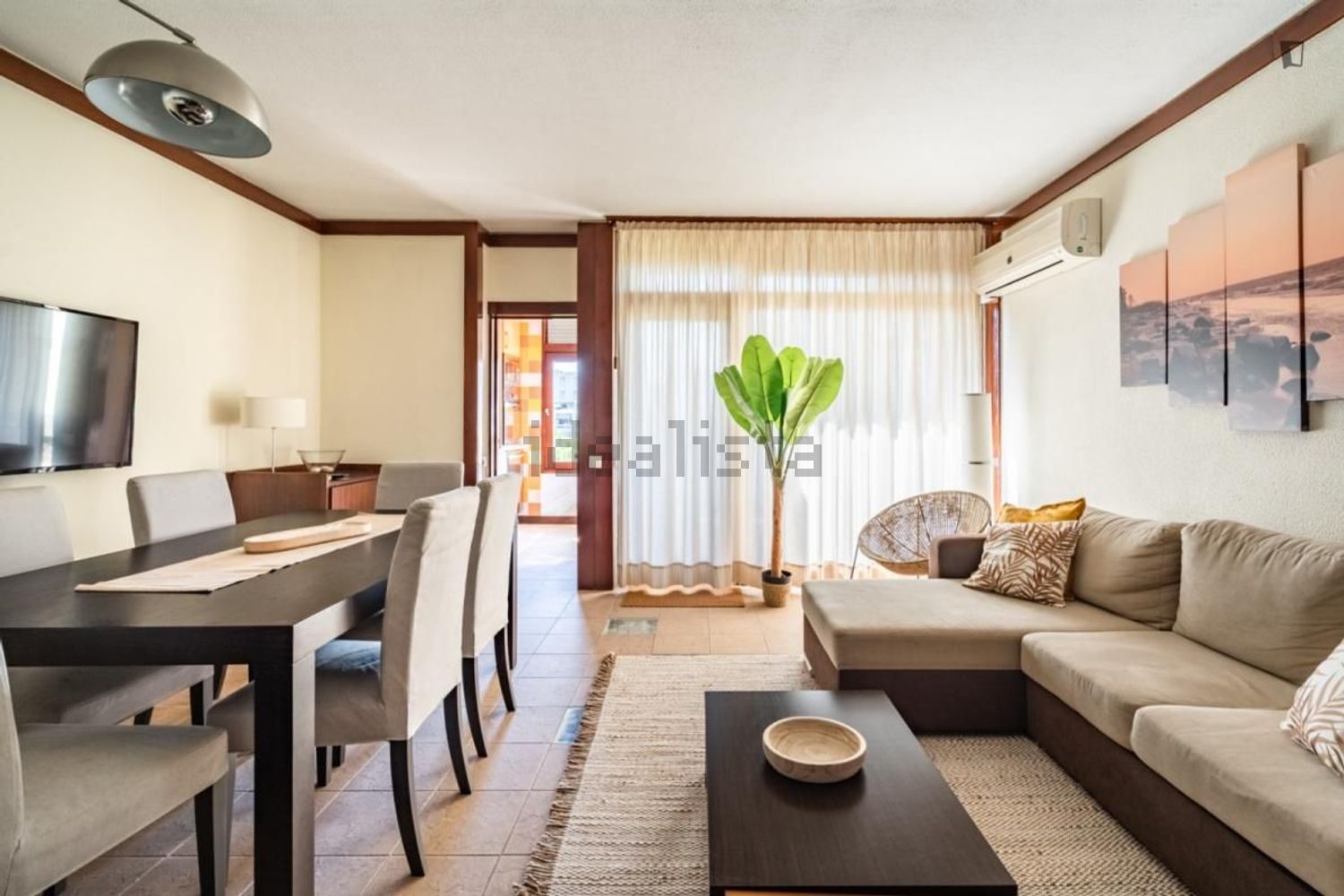 出租公寓 t2在Alameda do Zambujeiro - 客厅