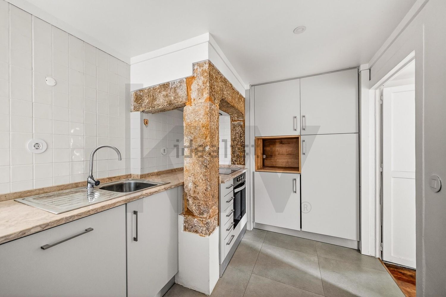 出租公寓 t1在Rua da Assunção s/n - 厨房