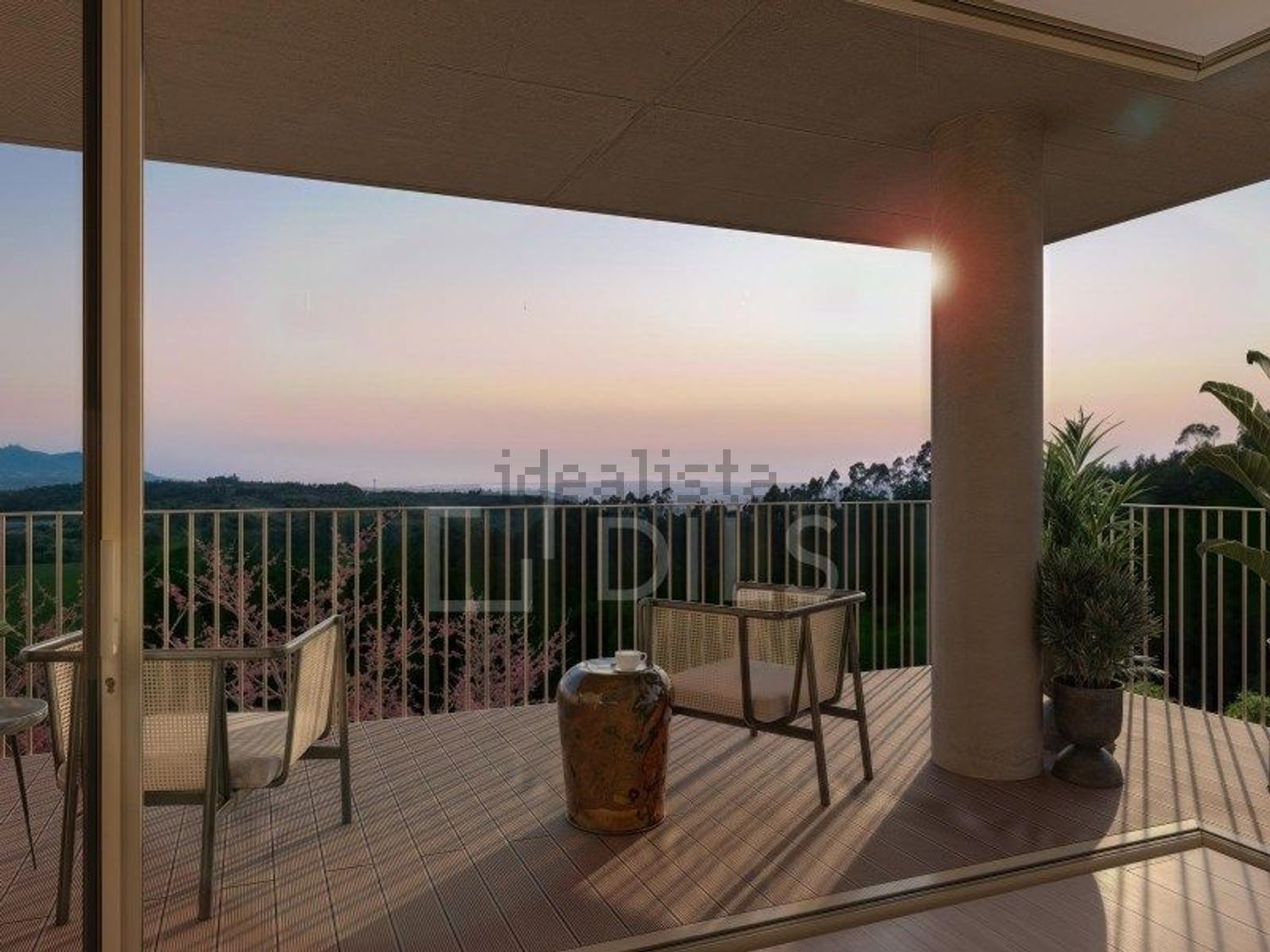 公寓 t1出售在Belas Clube Campo - 阳台