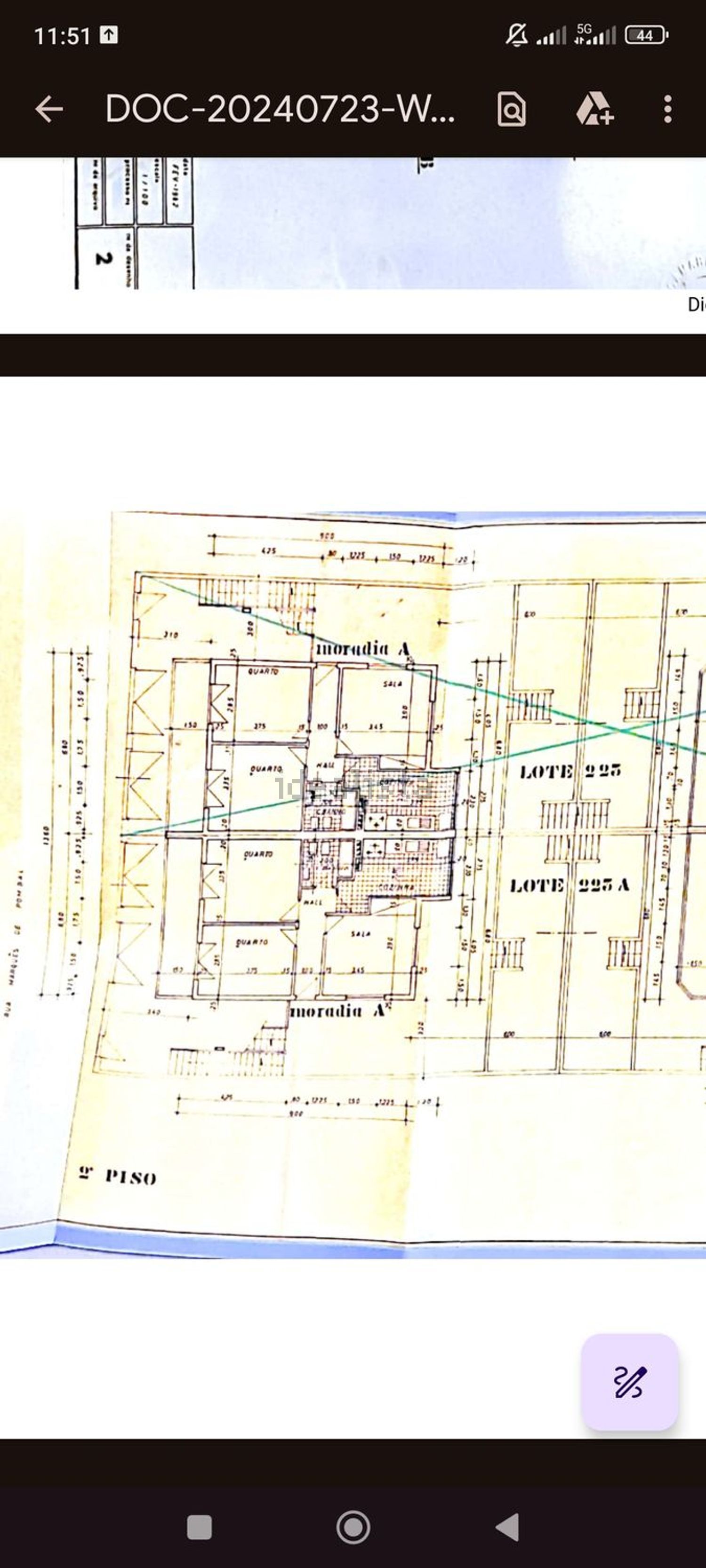 复式公寓出售在Rua da Lameira, 11 - 平面图