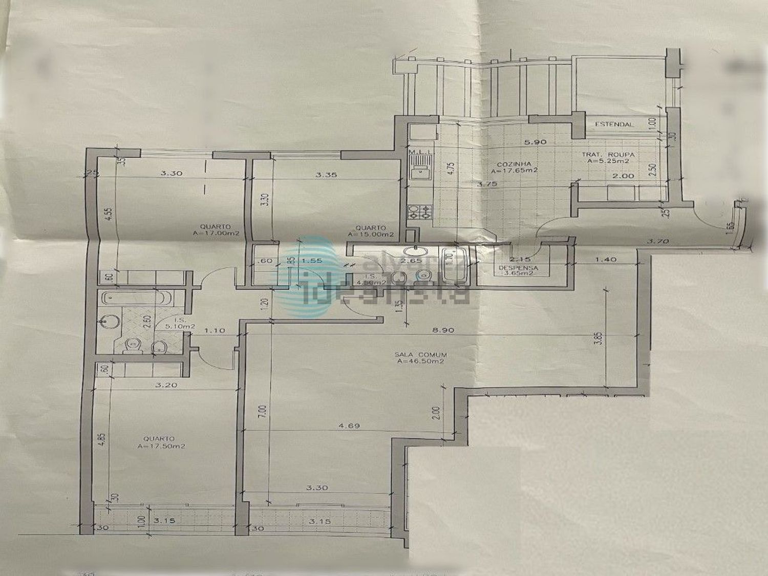 公寓 t3出售在Torres Vedras e Matacães - 平面图