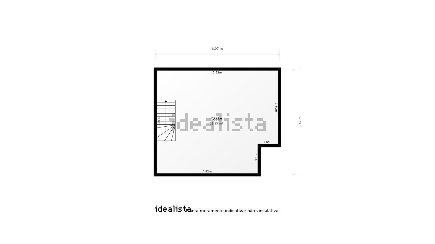 小楼房或独栋别墅出售在Rua João Francisco - 平面图