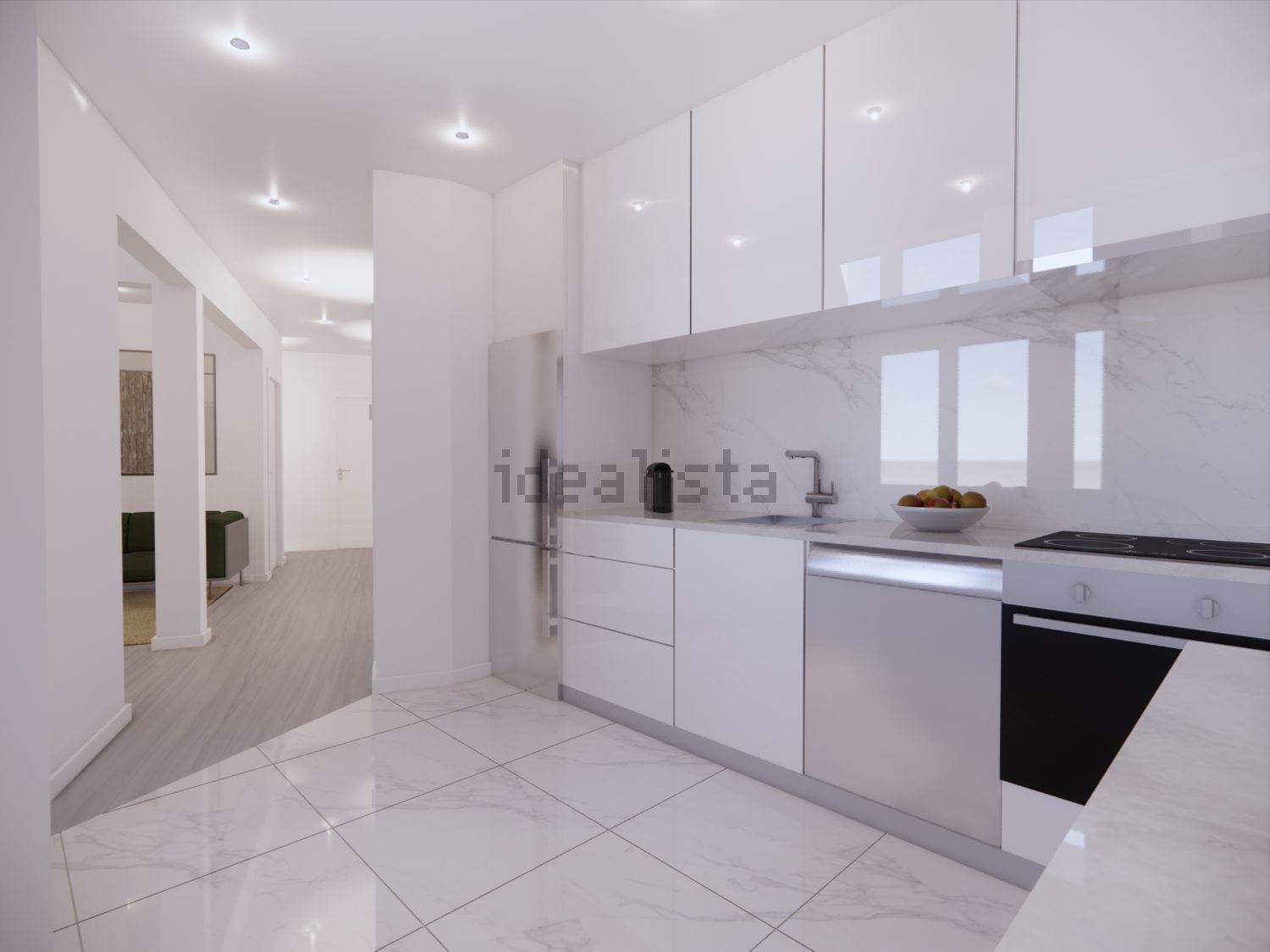 公寓 t2出售在Rua 1º de Maio, 40 - 厨房