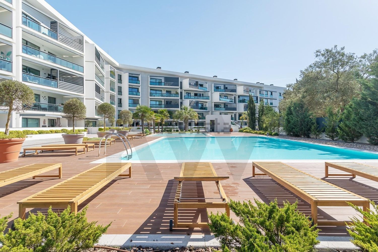 出租公寓 t2在Rua das Flores s/n - 游泳池