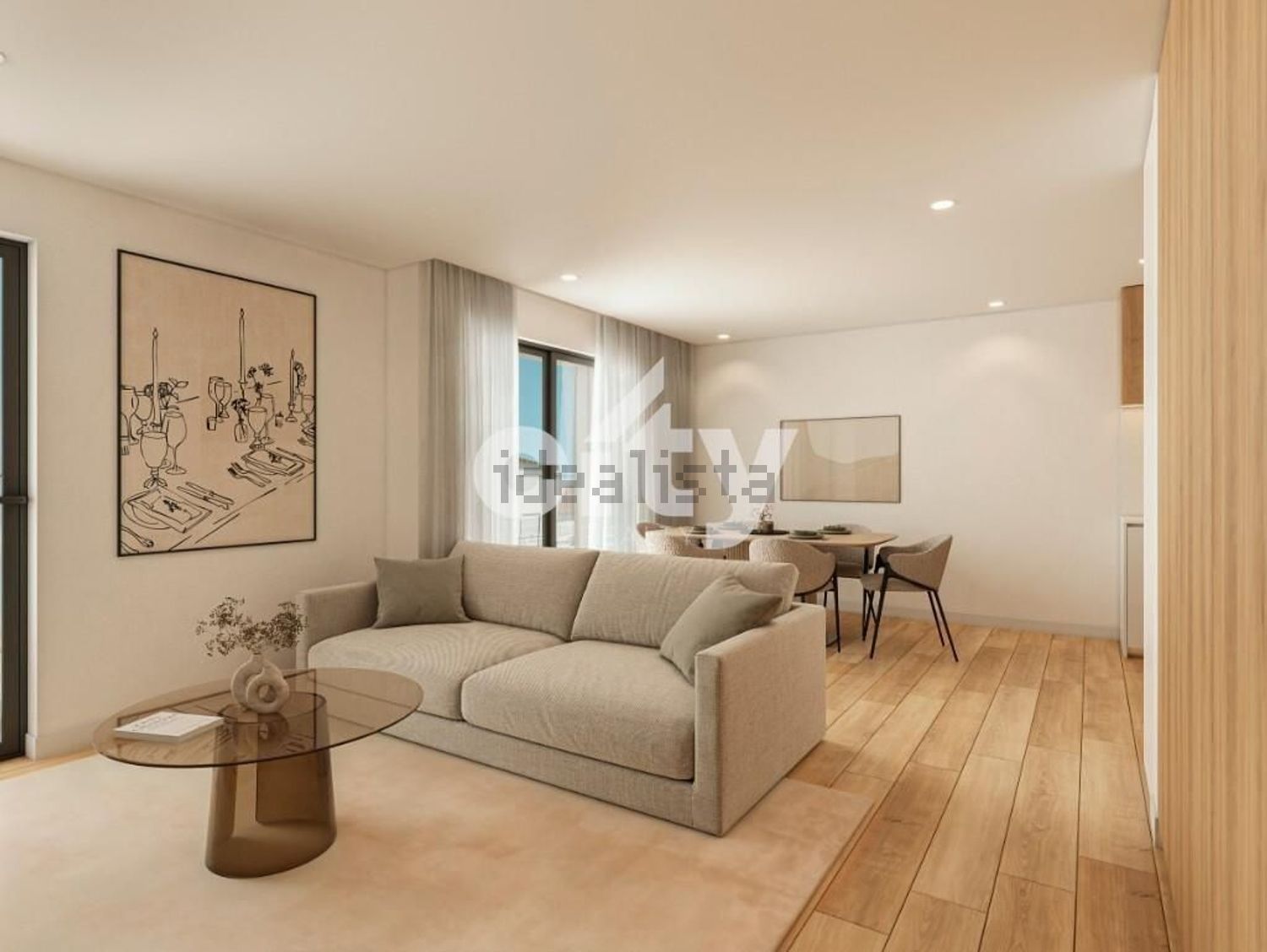 公寓 t2出售在Rua Eurico Rodrigues Lima, 3 a - 客厅