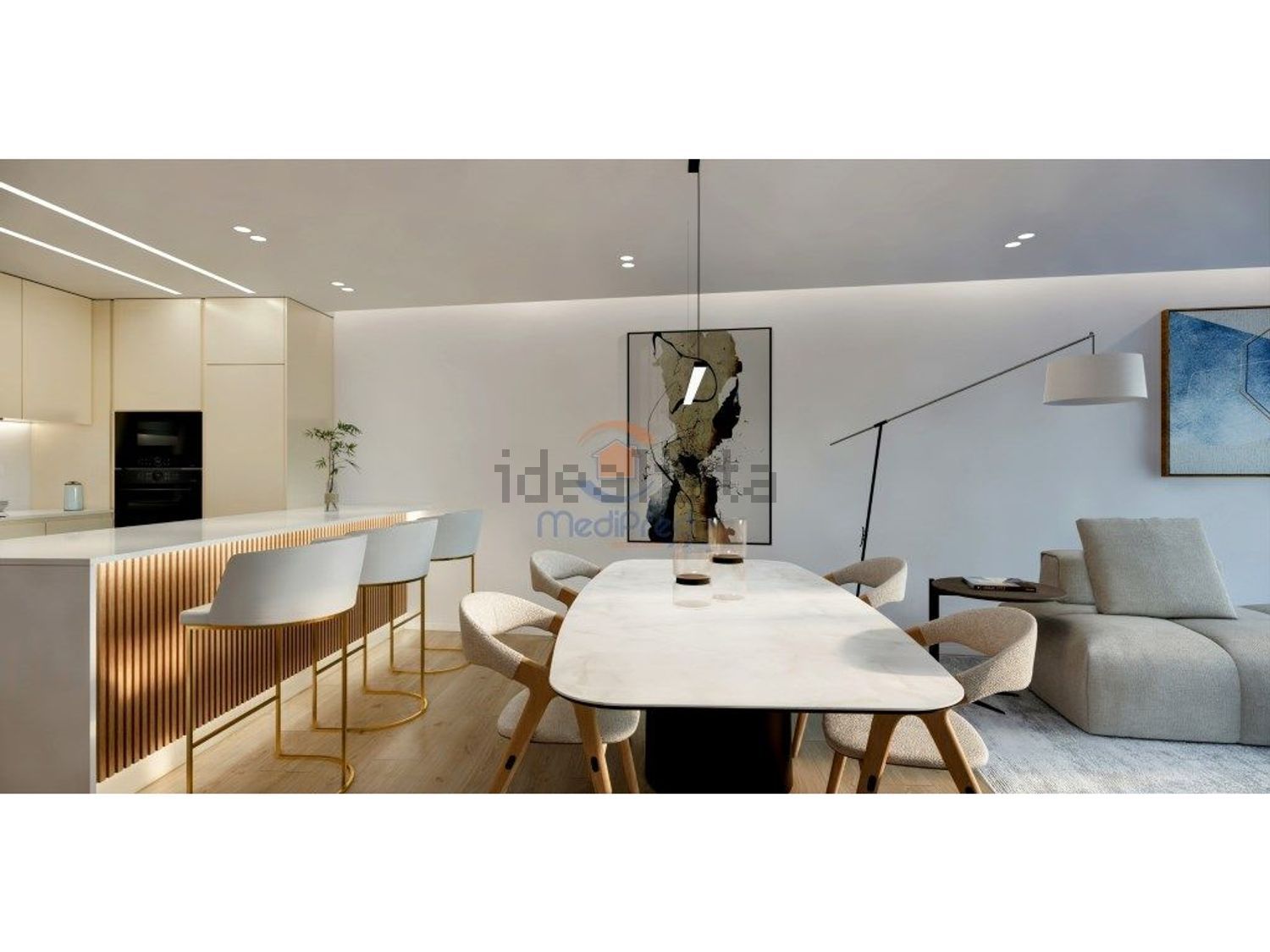 公寓 t4出售在Centro - 客厅