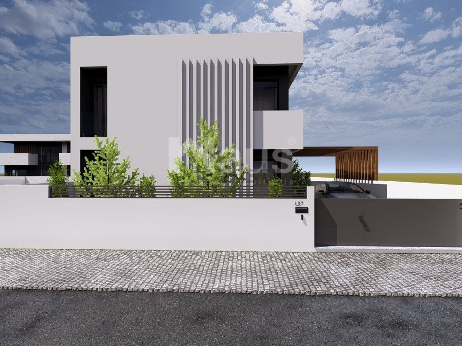 双拼别墅出售在Rua da Igreja - 外立面