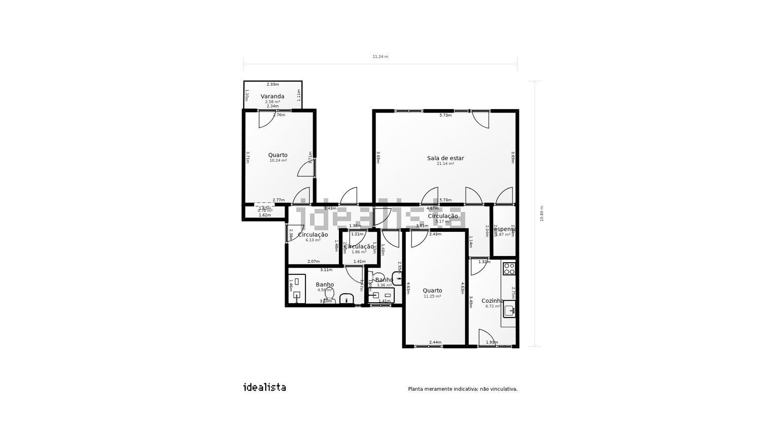 公寓 t4出售在Rua 1º de Dezembro, 8 - 平面图
