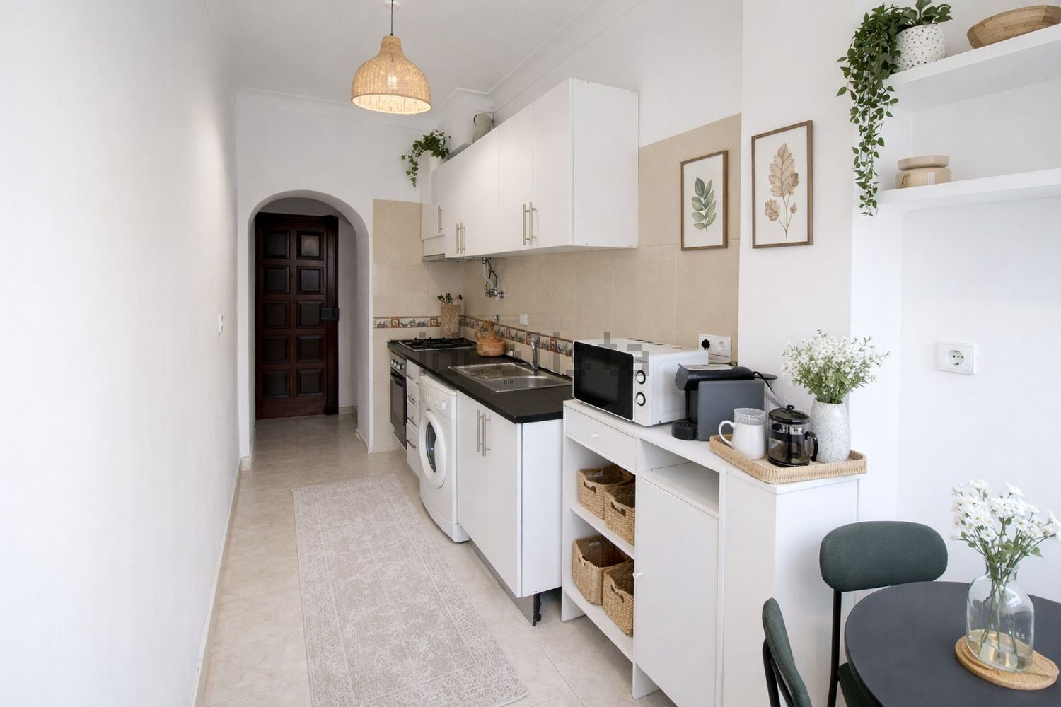 出租t0（单人公寓）在Largo Monsenhor Dalgado - 厨房