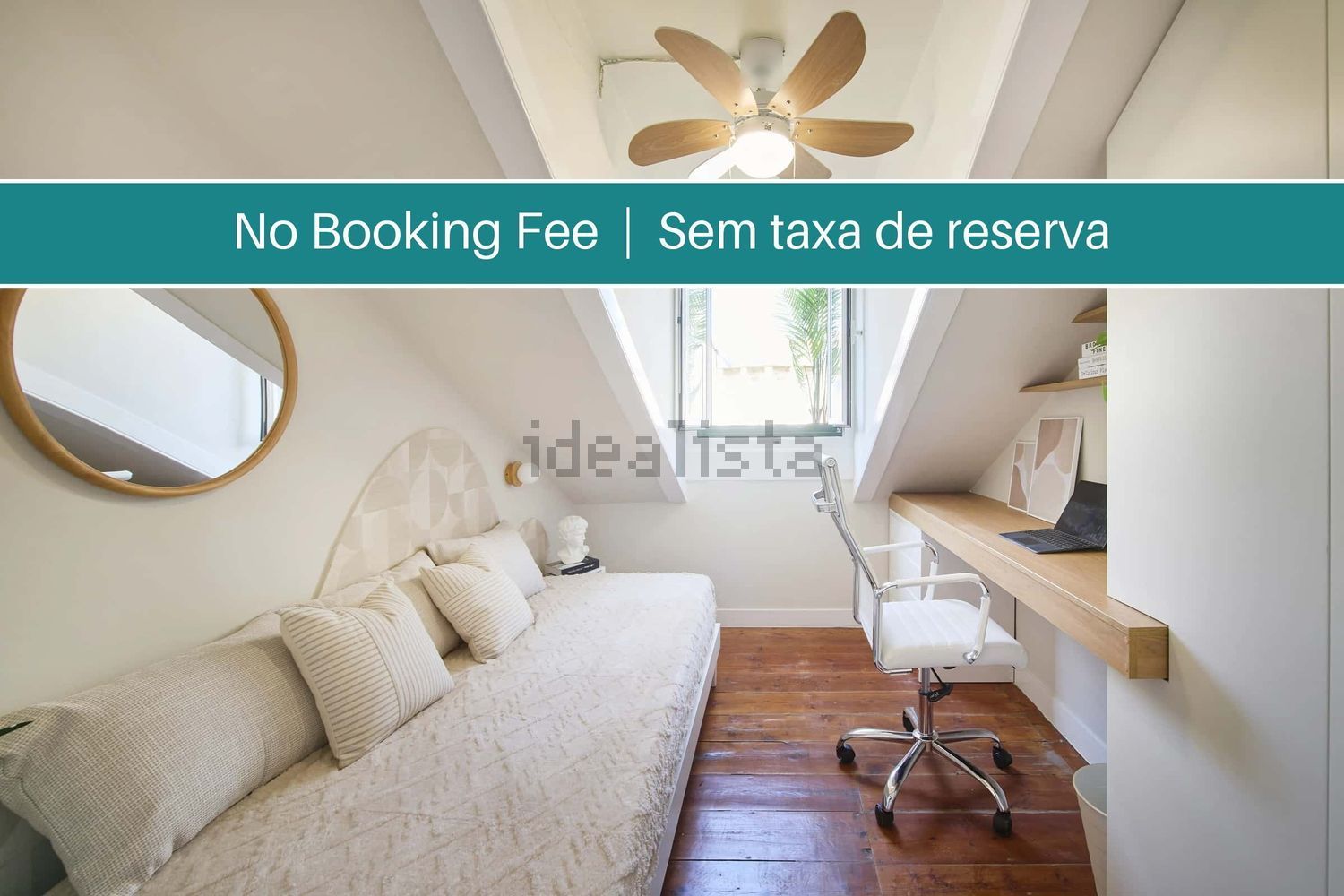 出租房间在Largo Vitorino Damásio, 2 - 卧室