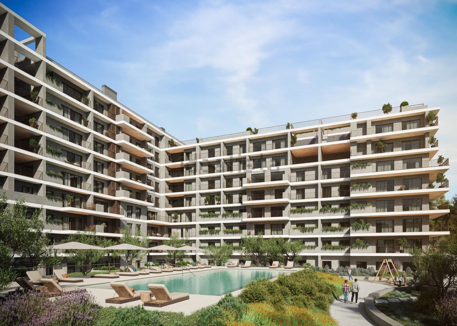 公寓 t1出售在Alto do Lumiar - Quinta das Conchas - Quinta do Lambert - 游泳池