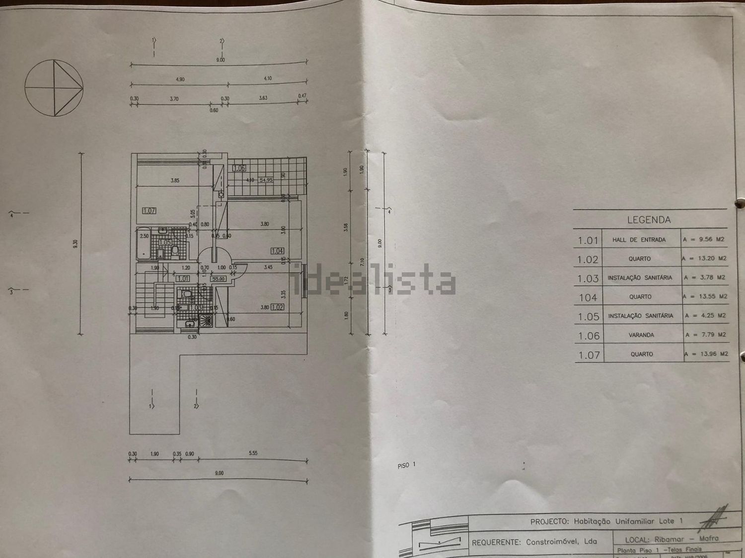 出租双拼别墅在Praceta Mar á Vista - 平面图