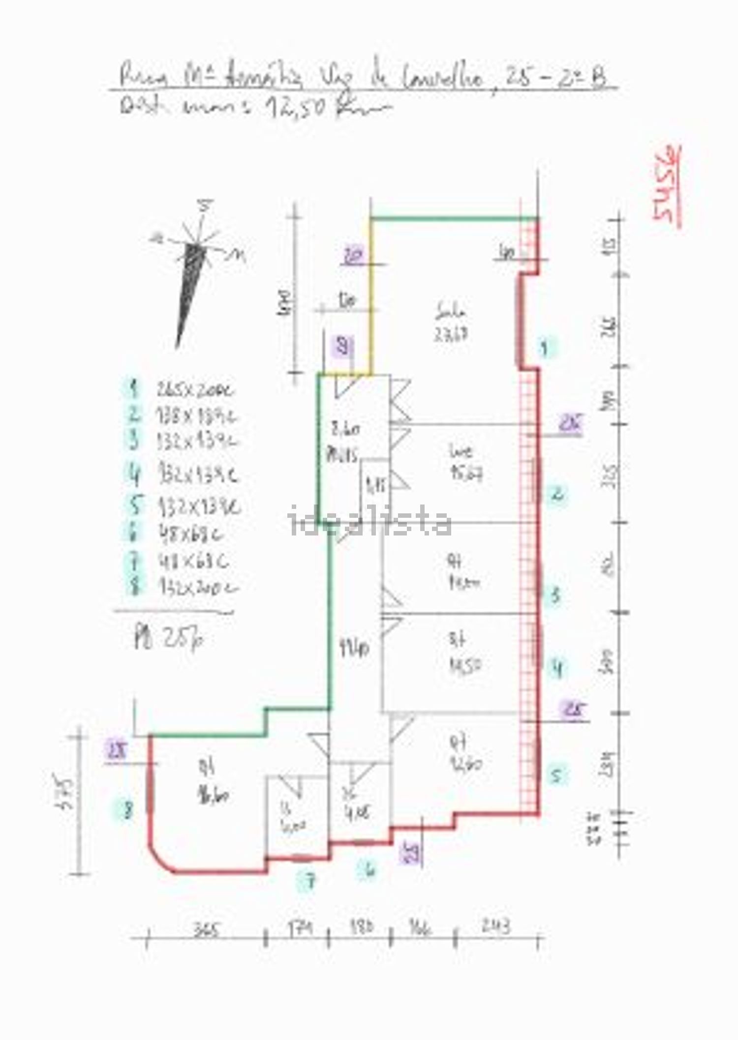 公寓 t4出售在Rua Maria Amália Vaz de Carvalho - 平面图
