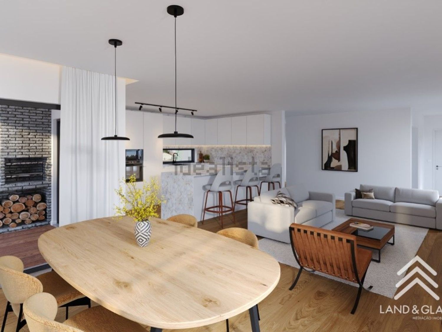 小楼房或独栋别墅出售在Rua da Igreja - 客厅