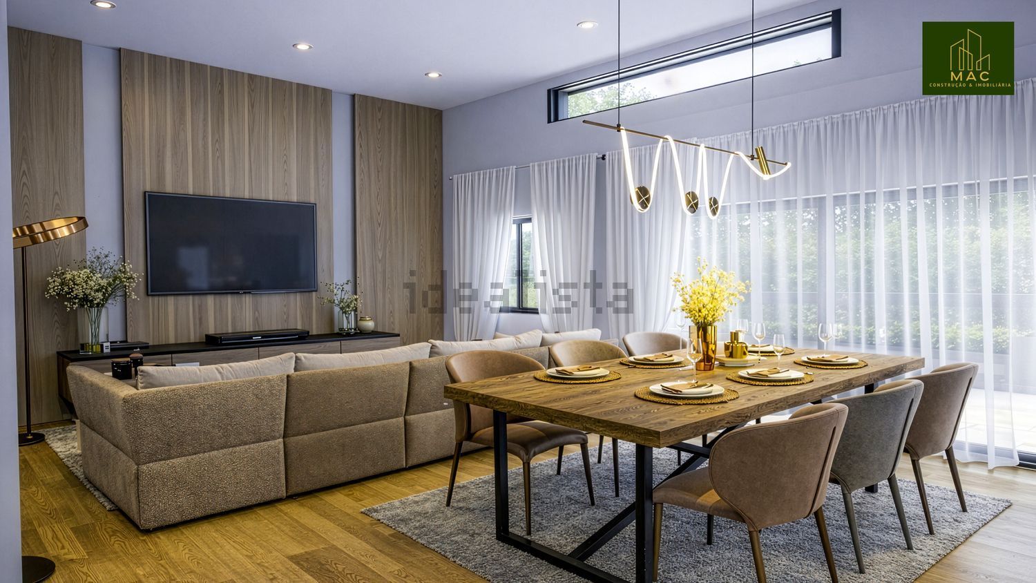 小楼房或独栋别墅出售在Brejos de Azeitão - 客厅