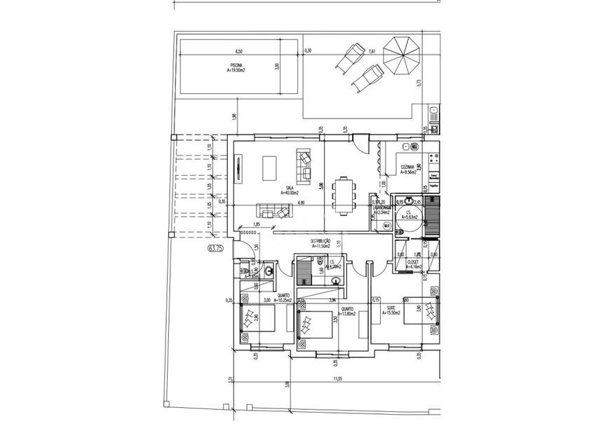 双拼别墅出售在Rua João Pedro de Almeida Mota