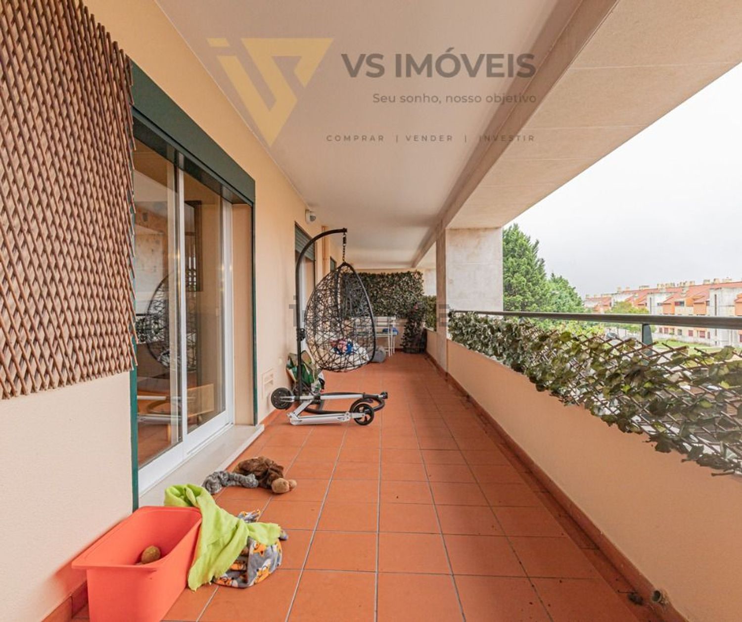 出租公寓 t2在Rua dos Faisões - 阳台