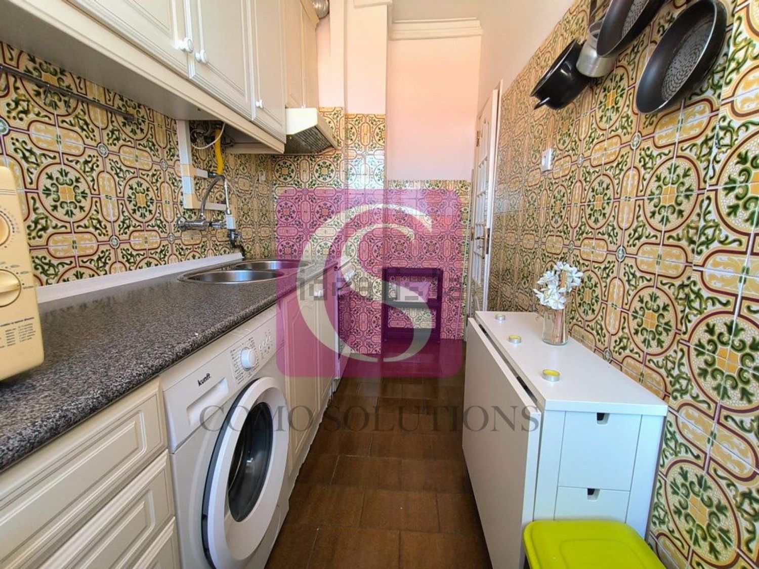 出租公寓 t1在Rua Santo Eloy, 37 - 厨房