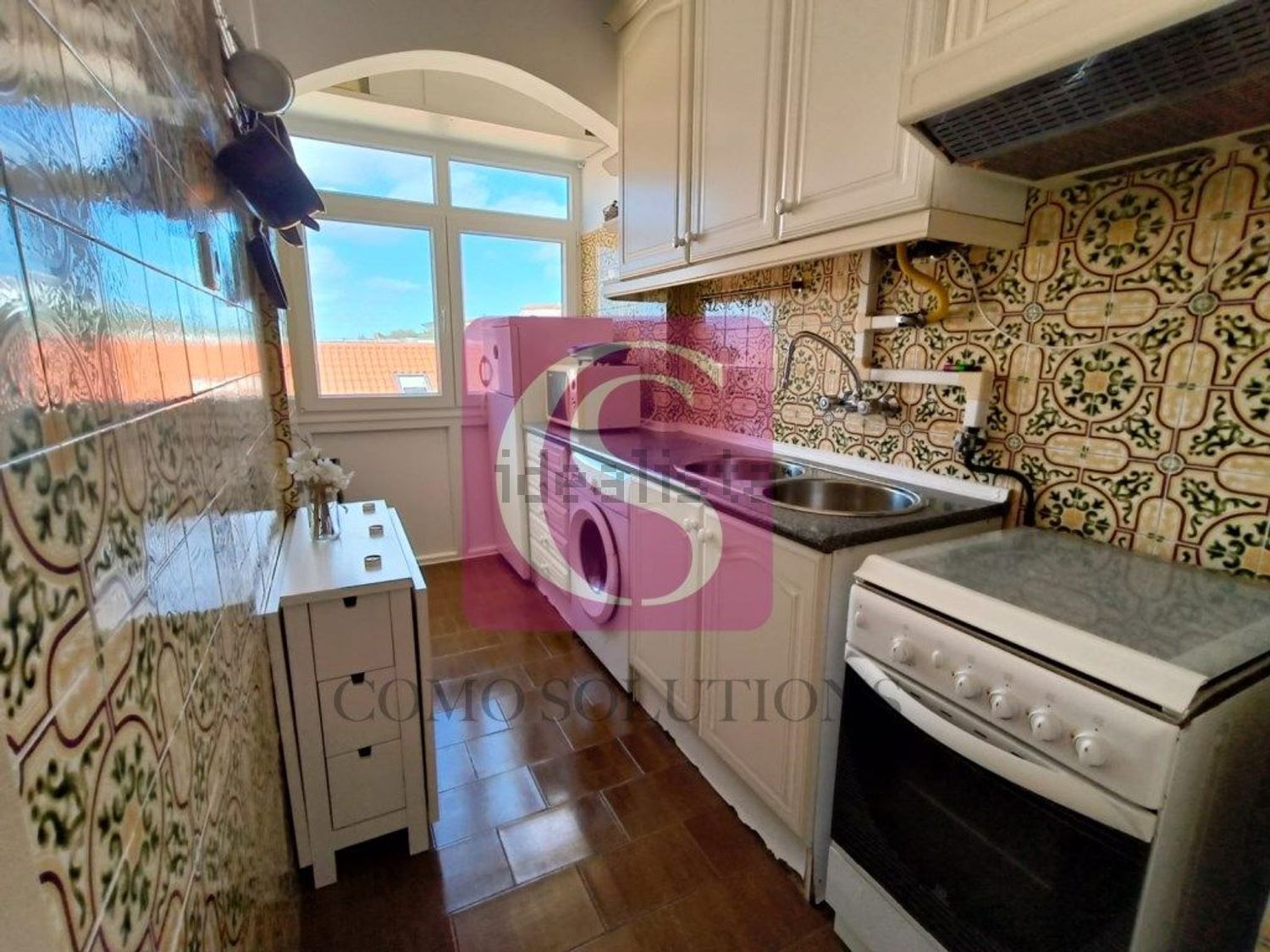 出租公寓 t1在Rua Santo Eloy, 37 - 厨房