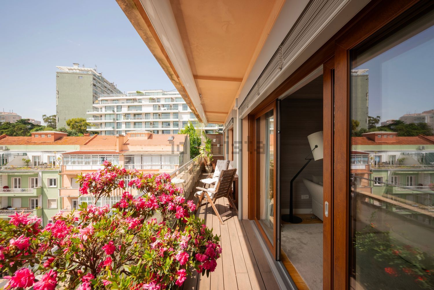 出租公寓 t3在Amoreiras - Rato - 露台