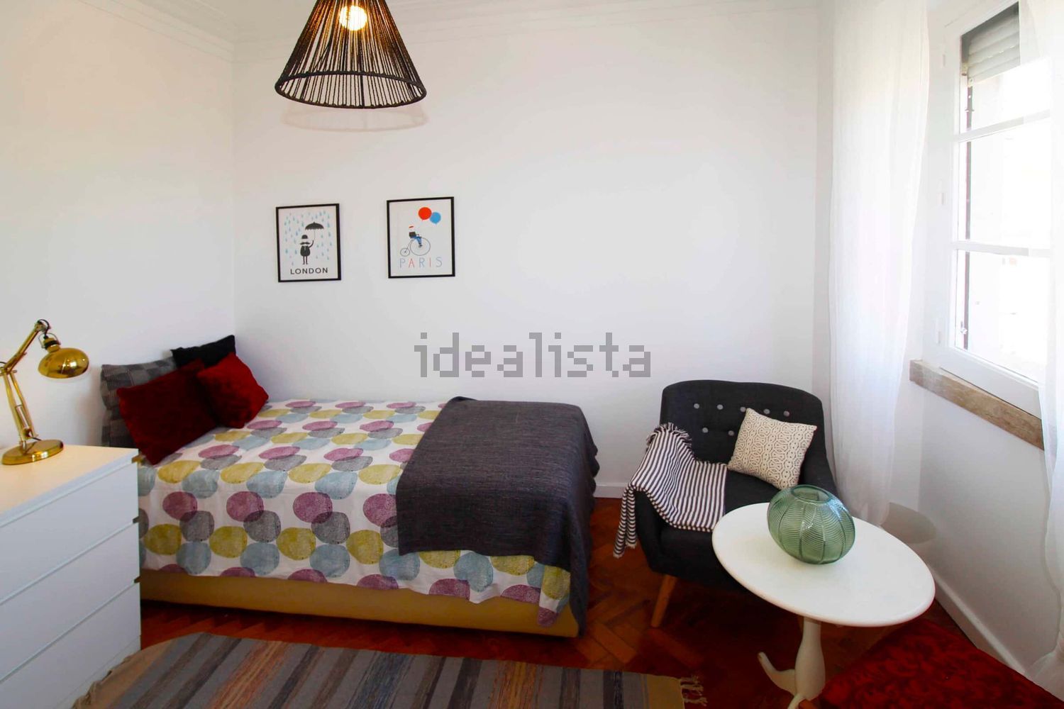 出租房间在Rua Leite de Vasconcelos, 77 - 卧室