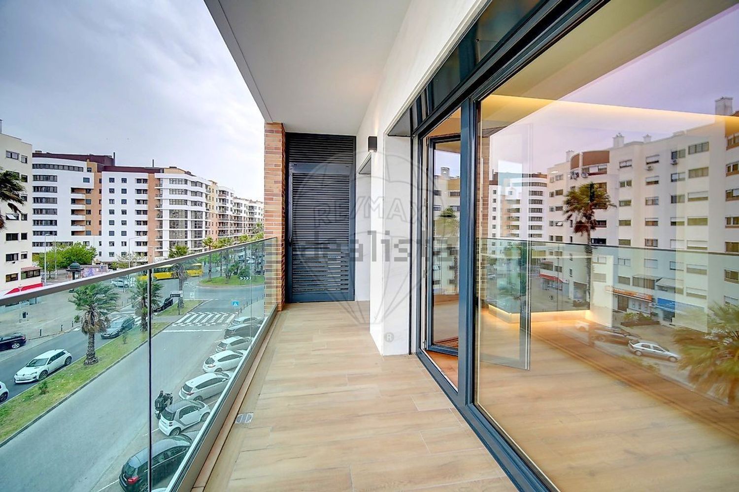 出租公寓 t2在Rua José Leiria Fernandes - 阳台